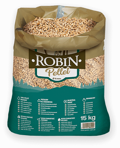 worek pelletu opałowego Robin do kupienia w Tucholi lub sklepie internetowym